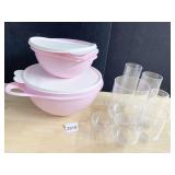 TUPPERWARE BOWL, PENCIL ORGANIZER
