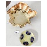 IPF GERMANY DISH 4.25" ROUND AND SIGNED POTTERY