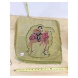 SAMARI ON HORSE NEEDLEPOINT, READY TO MAKE INTO