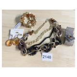 AMBER NECKLACE, BRACELET, EARRINGS