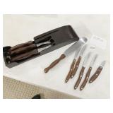 CUTCO KNIFE SET AND CARVING SET ONE KNIFE TIP OFF