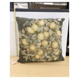 NEEDLEPOINT LEMONS THROW PILLOWS