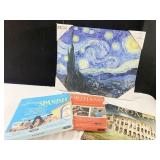STARRY NIGHT PRINT, ROME CALENDAR, LIVING