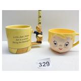 LITTLE JACK HORNER COFFEE MUG AND PLASTIC KIDS