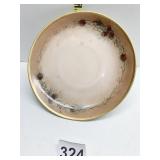 1917 SIGNED PINECONE SAUCER PLATE