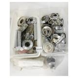 TOILET AND FAUCET PARTS W/ BINS