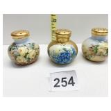 VINTAGE HAND PAINTED SALT & PEPPER SHAKERS