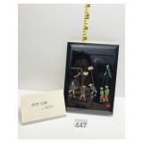 BEAUTIFUL BLACK LACQUERED WOODEN ADDRESS BOOK