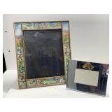 FOXHUNT SCENE PICTURE FRAME 11X13 AND SILVER