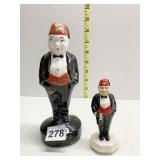 TWO TUXEDO GUYS STATUES