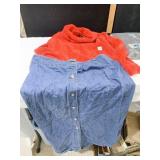 LARGE SWEATER, LEE JEANS ETC.