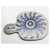 GLAZED SUN TRIVET HAND MADE