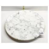 ITALIAN MARBLE LAZY SUSAN WITH STICKER