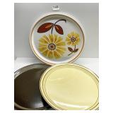 VINTAGE MIKASA & BRENDEN LARGE PLATES (3)