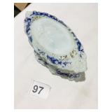 VINTAGE MILK GLASS DRESSER BOX TINY ROUGH RIM