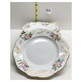 SIX VISTA ALEGRE FLORAL BREAD AND BUTTER PLATES