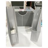 HANGING FILE BIN AND 2 FILE OR MAGAZINE HOLDER