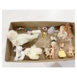 HASBRO DOG WITH LONG HAIR AND FLOCKED FACE, 1995