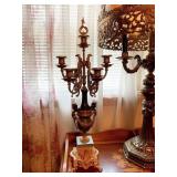 PAIR OF EARLY 20TH CENTURY STYLE LANCINI BRASS