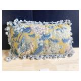 NEEDLE POINT PILLOW 20 X 11