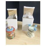 TRINKET BOXES BIRD BATH & MERRY GO ROUND