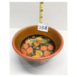 HAND PAINTED WOODED BOWL