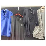 3X TERRA & SKY TOP, LARGE BLUE RALPH LAUREN