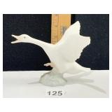 LLADRO OPEN MOUTH GOOSE PORCELAIN FIGURINE