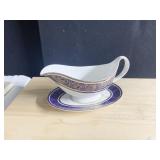 ROYAL DOULTON GRAVY WITH LINER IMPERIAL BLUE