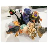8 TY BEANIE BABIES WITH TAGS, EXCELLENT CONDITION