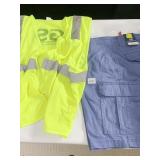 NEW SHORTS SZ. 34 W/ SIDE POCKETS AND SAFETY