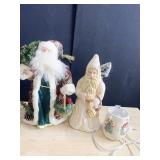 SILVESTRI SANTA, SANTA TREE TOPPER, WAX CANDLE