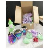 FIDGET COIN PURSES NEW DECORATIVE VASES AND TREE