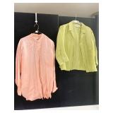 LINEN TOPS MEDIUM GREEN CHICO