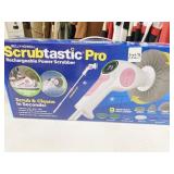 SCRUBTASTIC POWER SCRUBBER RECHARGEABLE NIB