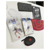 MONDOR SIZE S ICE SKATING LEGGINGS, EVENING BAG,