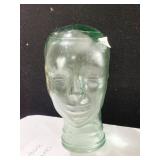GLASS HEAD 11" H DOES HAVE A MARK AS PICTURED ON