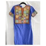 60S 70 COOL DRESS BLUE