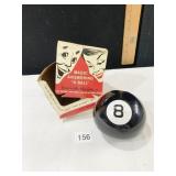 VINTAGE MAGIC ANSWERING 8 BALL IN BOX