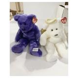 2 TY BEANIE BUDDIES WITH TAGS, EXCELLENT