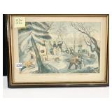 CURRIER AND IVES LANDING OF THE PILGRAMS AT