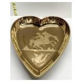 MOTTAHEDEH WINTERTHUR COPPER LUSTER WARE HEART