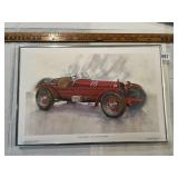 WILLIAM KUHLMAN SIGNED ALPHA ROMEO 1931 LEMANS