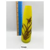 CAMEO GLASS VASE - ART NOUVEAU VASE 7.25" CASED