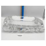 DAUM FRANCE SIGNED RECTANGLE HEAVY BOWL 11" X