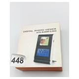 DIGITAL PHOTO VIEWER WITH ALARM CLOCK NEW