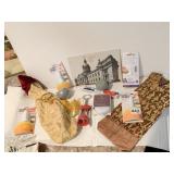 TWO WINE GIFT BAGS, WINE OPENERS, CITRUS