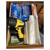 ZIP LOCK BAGS, FLASHLIGHT, TRASH BAGS ETC.