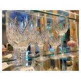 WATERFORD CRYSTAL 7 ASSORTED STEMWARE PIECES