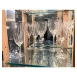 5 ASSORTED WINE GLASSES